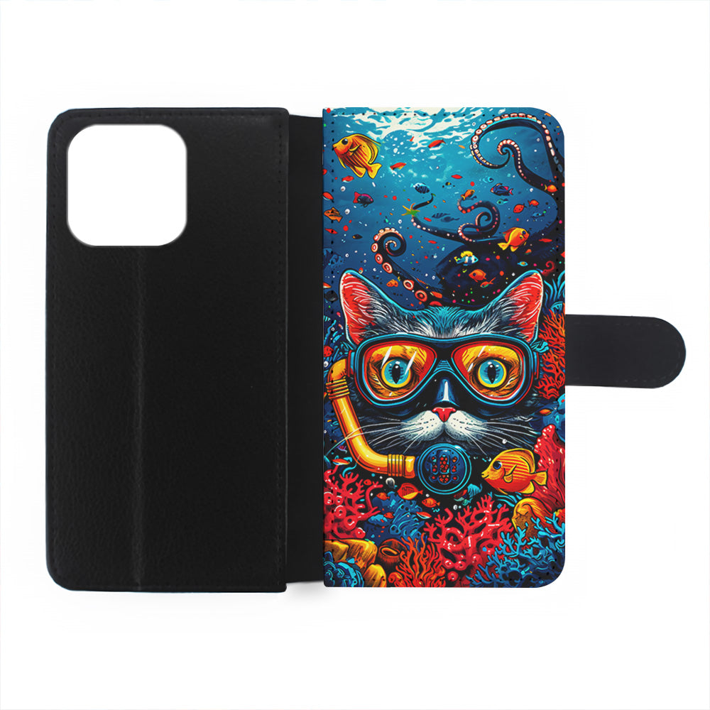 Kitty Cat Under The Sea iPhone 15 Plus Case