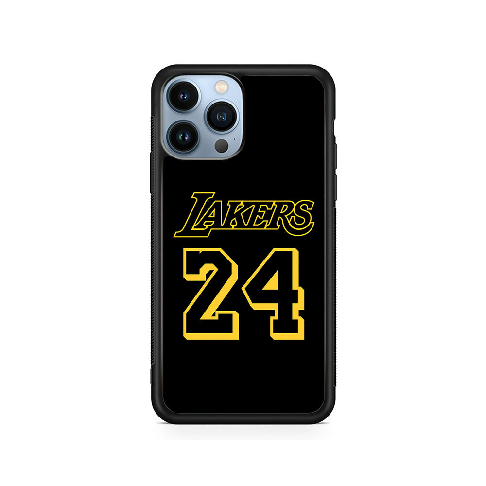 Kobe Bryant Lakers 24 iPhone 14 Pro Case