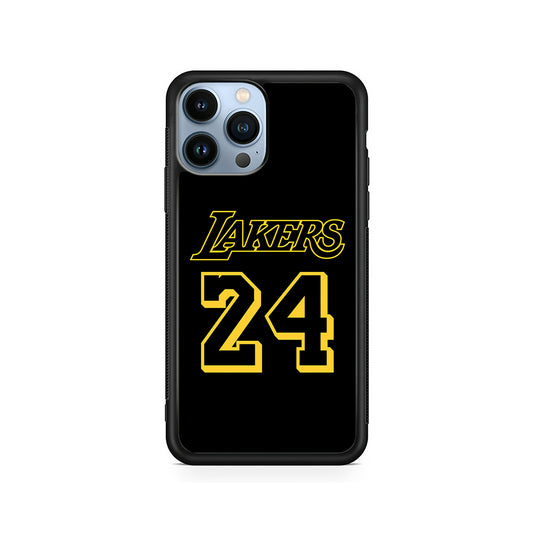 Kobe Bryant Lakers 24 iPhone 15 Pro Case