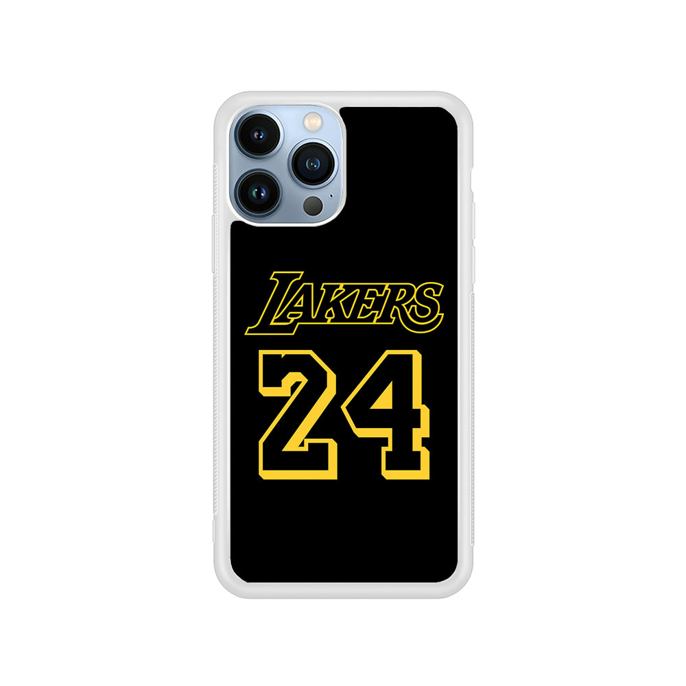 Kobe Bryant Lakers 24 iPhone 14 Pro Case