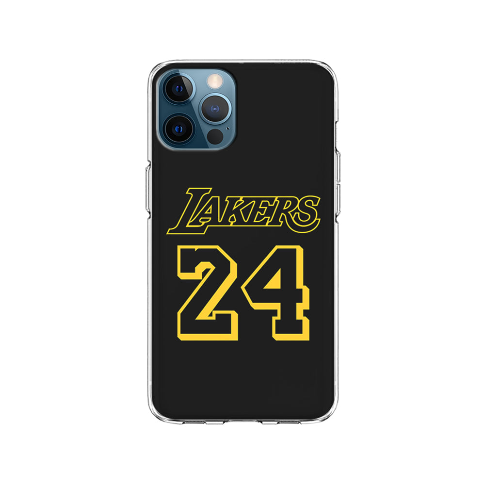 Kobe Bryant Lakers 24 iPhone 14 Pro Case