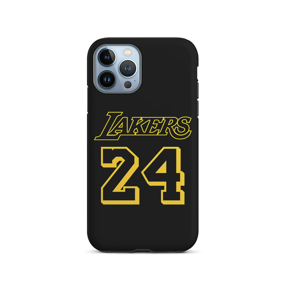 Kobe Bryant Lakers 24 iPhone 14 Pro Case