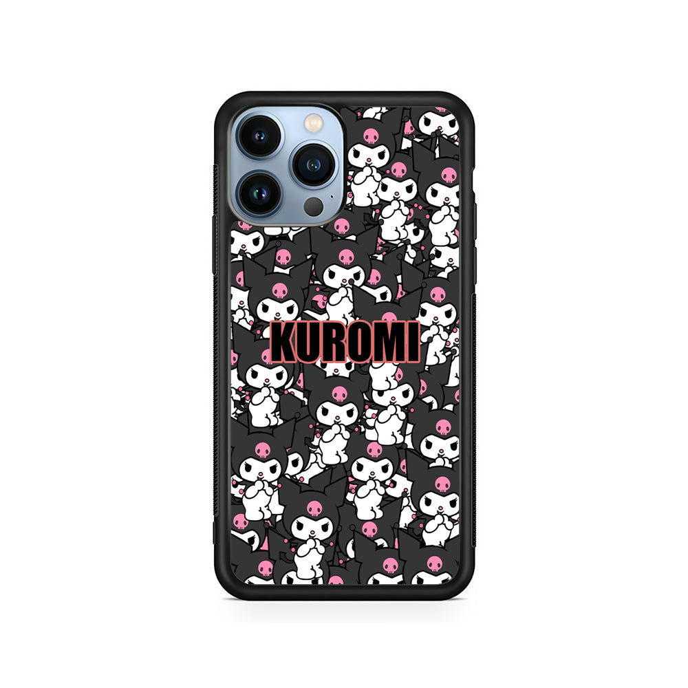 Kuromi Doodle iPhone 14 Pro Case