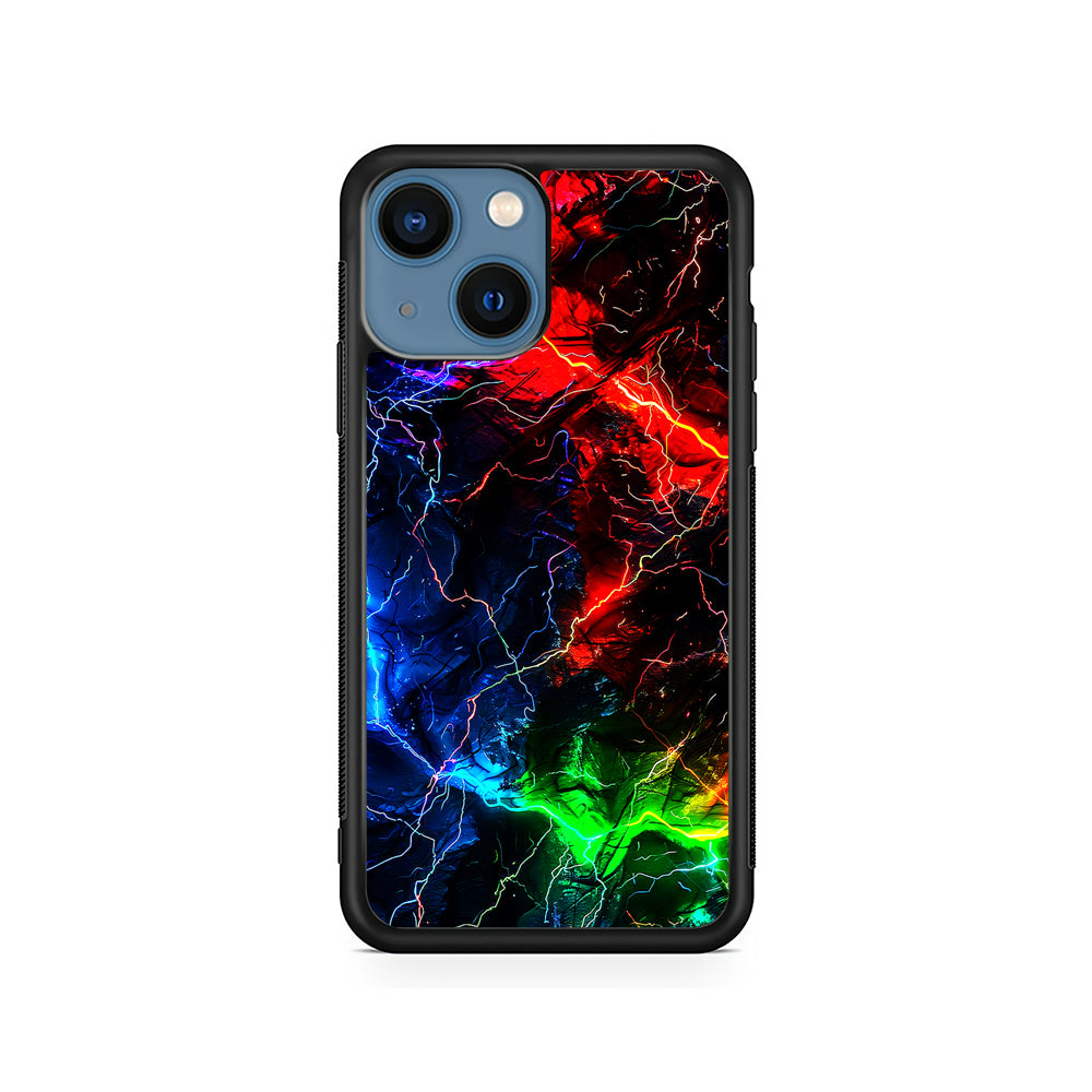 Lightning Strike at Night iPhone 15 Plus Case