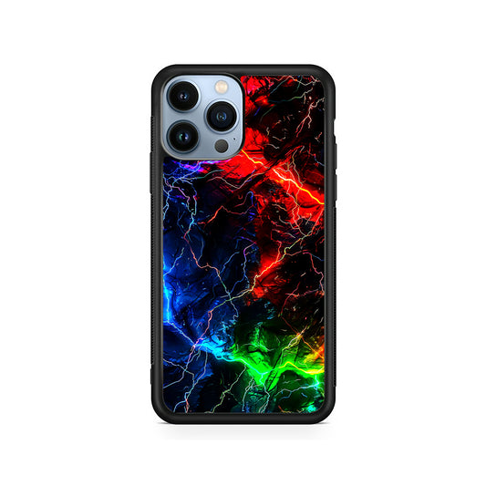 Lightning Strike at Night iPhone 15 Pro Case