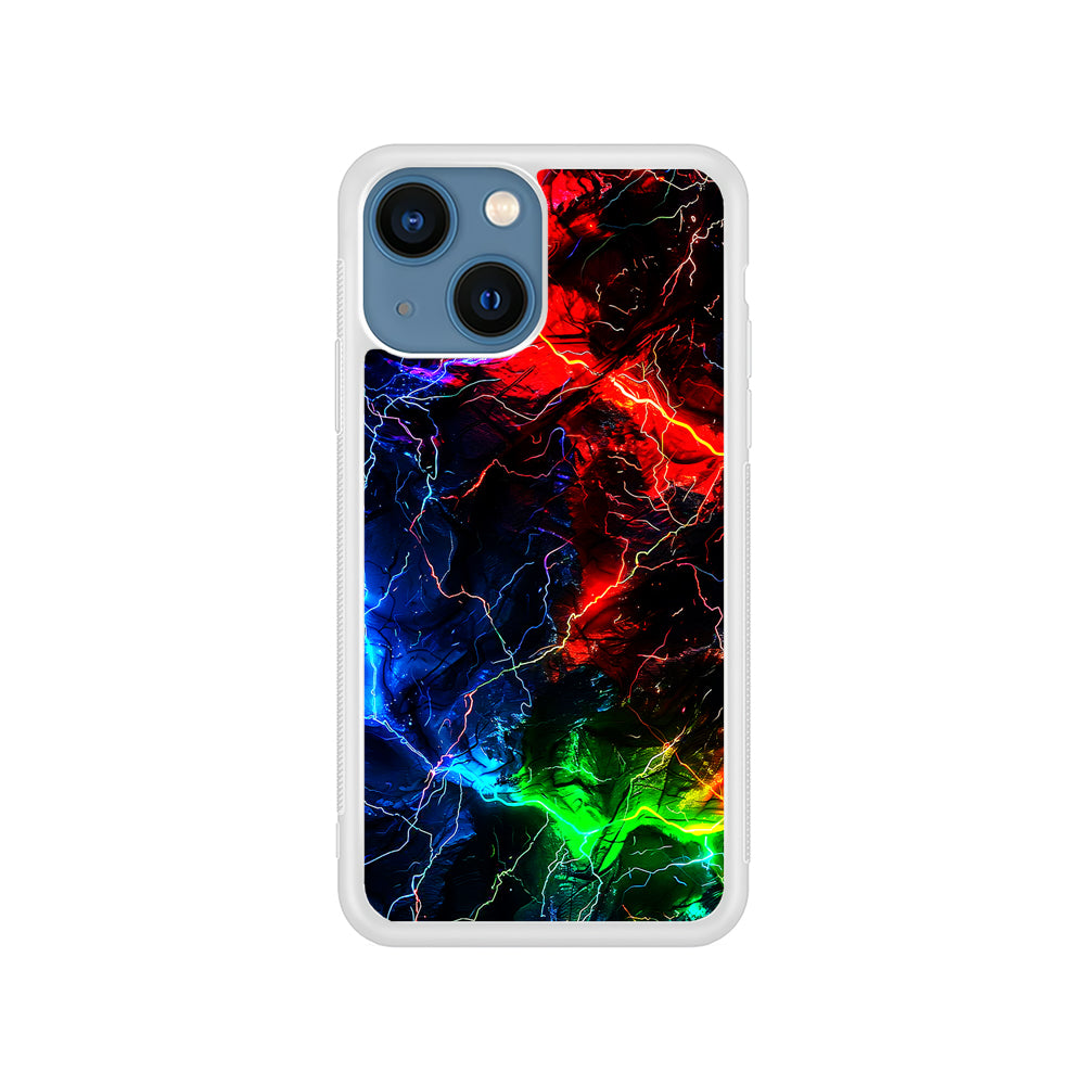 Lightning Strike at Night iPhone 15 Plus Case