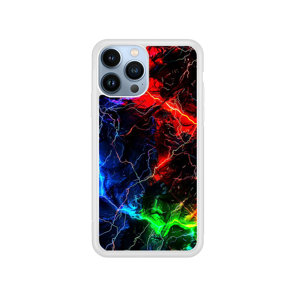 Lightning Strike at Night iPhone 15 Pro Case