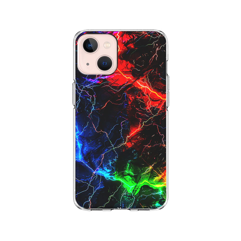 Lightning Strike at Night iPhone 15 Plus Case