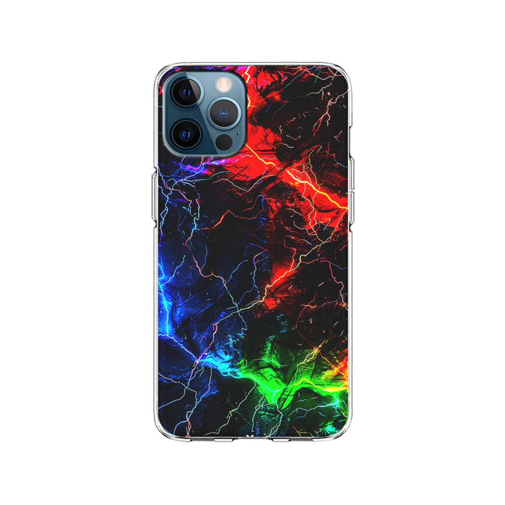 Lightning Strike at Night iPhone 15 Pro Case