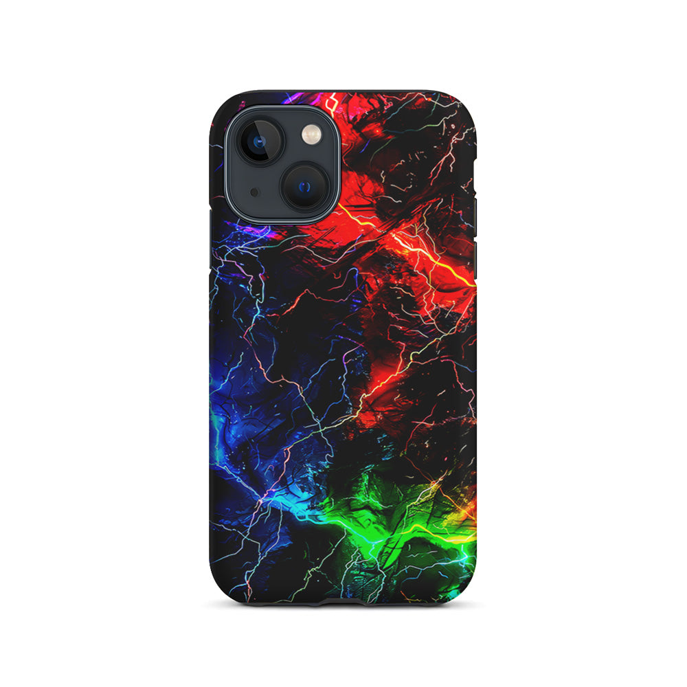 Lightning Strike at Night iPhone 15 Plus Case