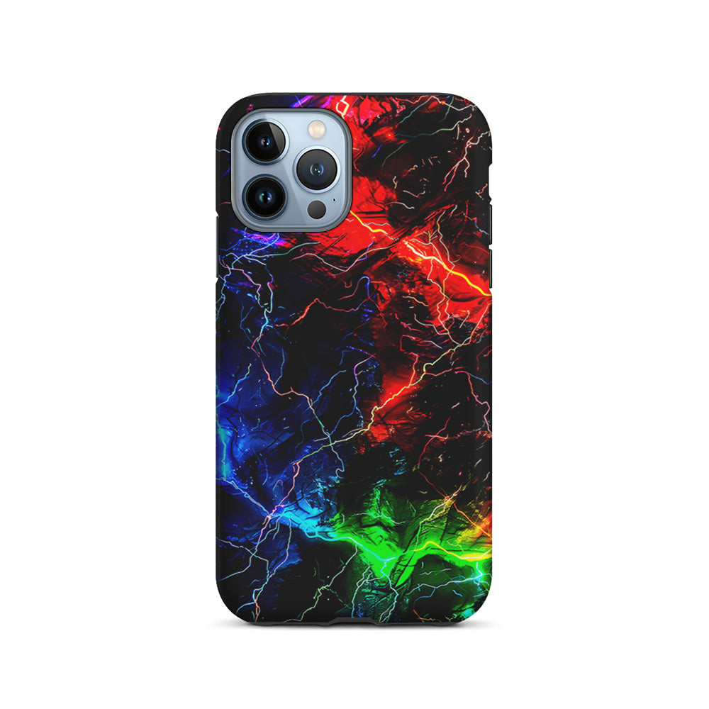 Lightning Strike at Night iPhone 15 Pro Case