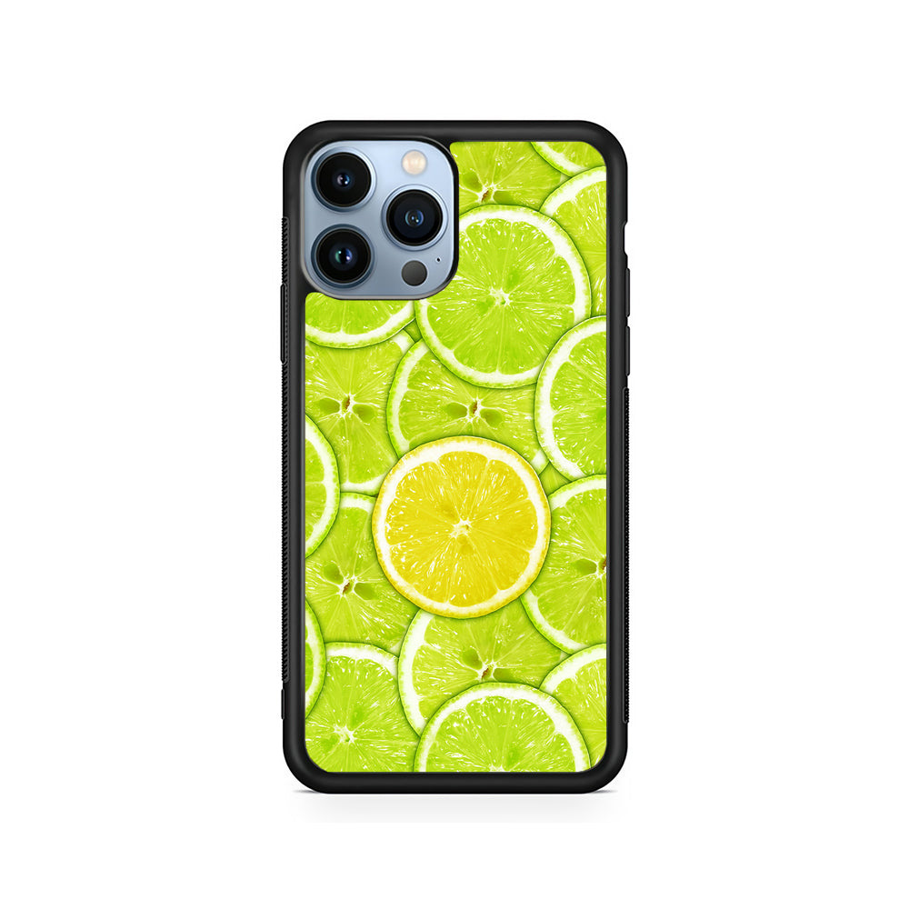 Lime Slice Citrus Fruit iPhone 15 Pro Case