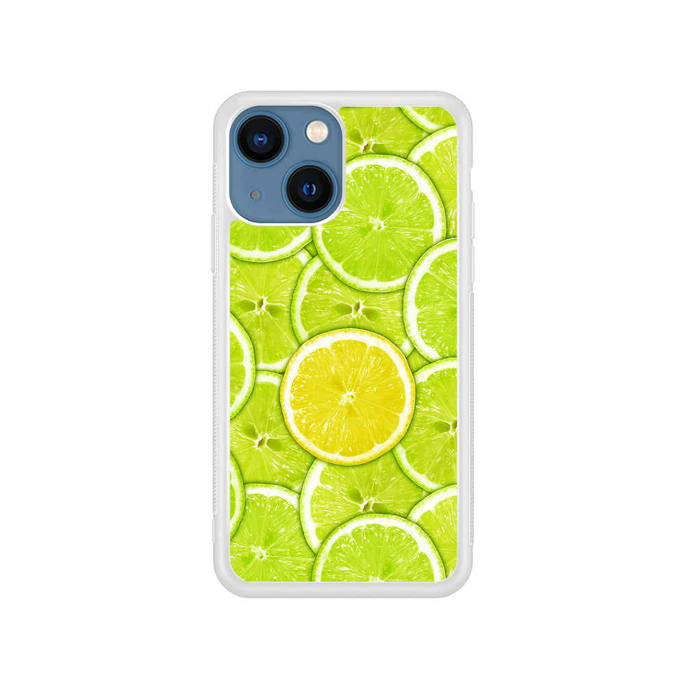 Lime Slice Citrus Fruit iPhone 15 Plus Case