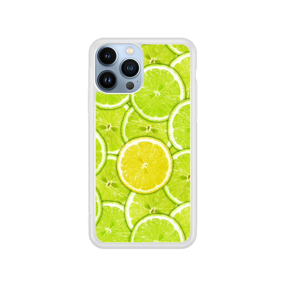 Lime Slice Citrus Fruit iPhone 15 Pro Case