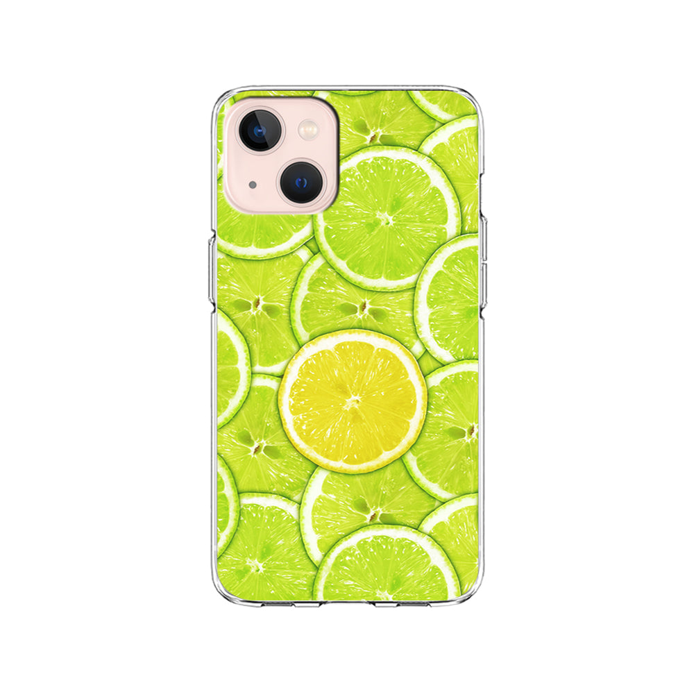 Lime Slice Citrus Fruit iPhone 15 Plus Case