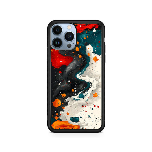 Liquid Abstract Painting Art iPhone 15 Pro Case