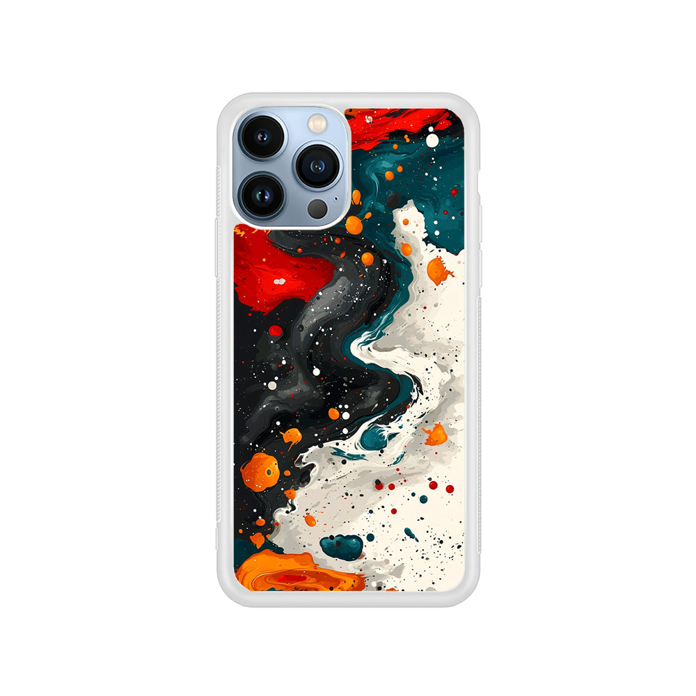 Liquid Abstract Painting Art iPhone 15 Pro Case