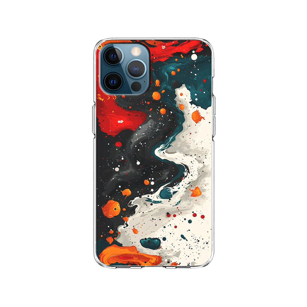 Liquid Abstract Painting Art iPhone 15 Pro Case