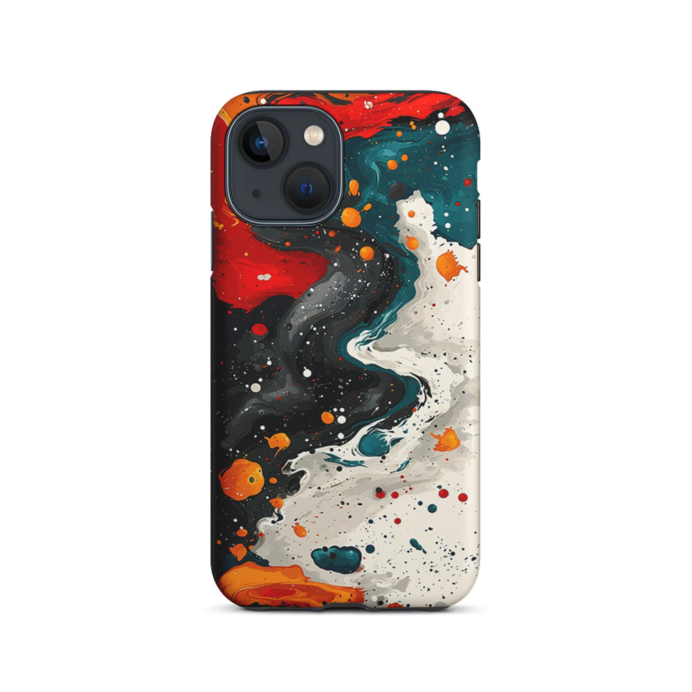 Liquid Abstract Painting Art iPhone 15 Plus Case