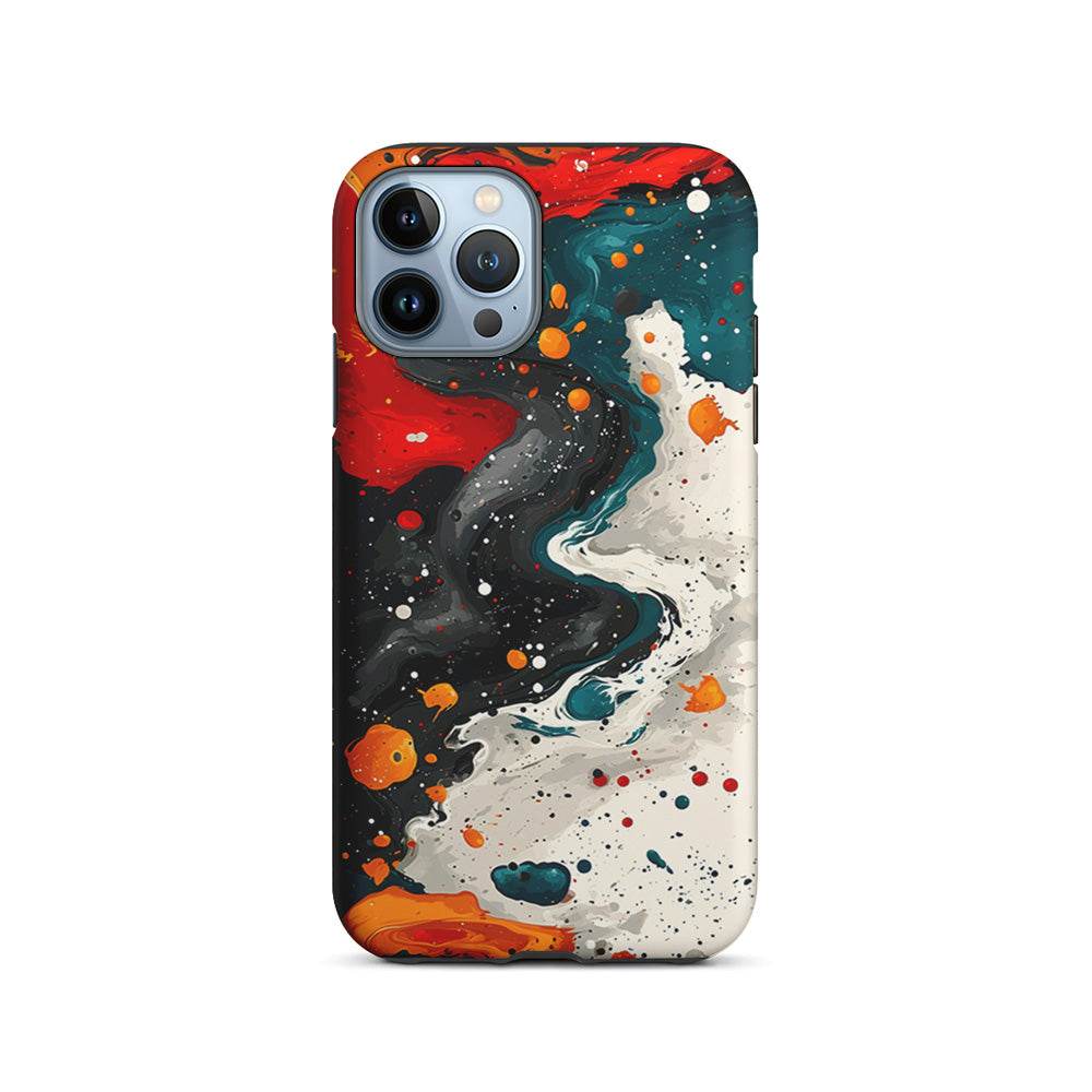 Liquid Abstract Painting Art iPhone 15 Pro Case