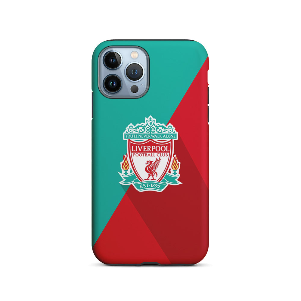 Liverpool FC Green Red iPhone 15 Pro Case