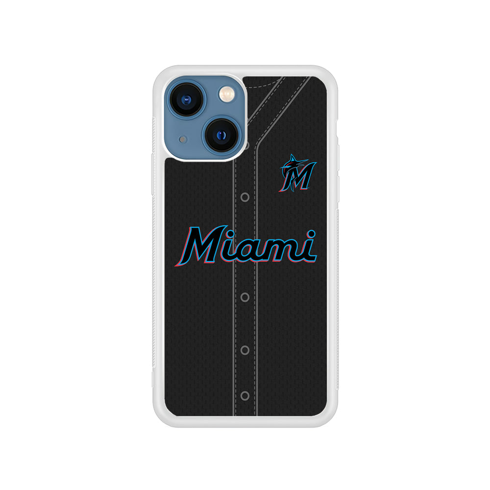 MLB Miami Marlins Jersey iPhone 15 Plus Case