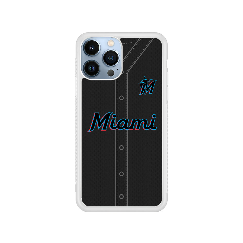 MLB Miami Marlins Jersey iPhone 15 Pro Case