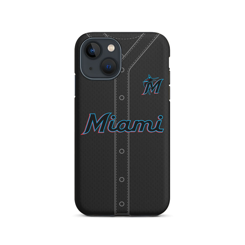 MLB Miami Marlins Jersey iPhone 15 Plus Case