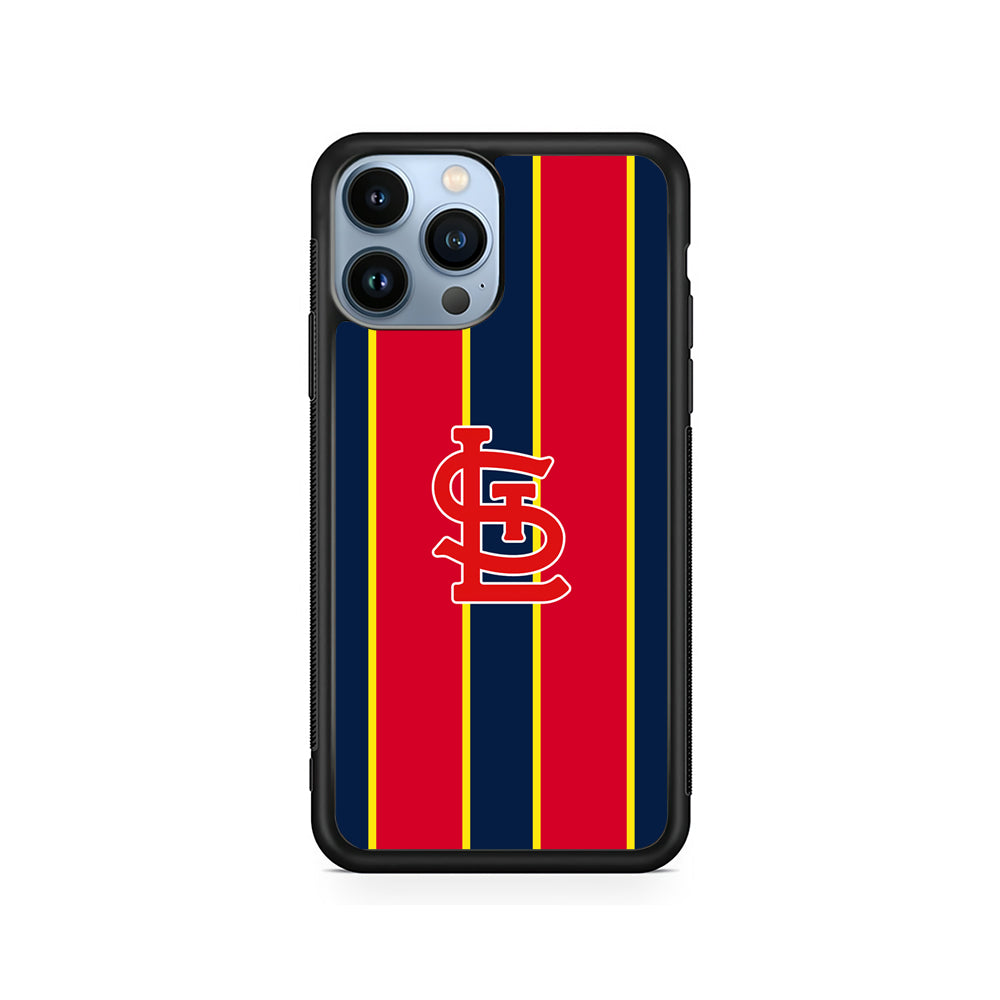 MLB St Louis Cardinals Logo iPhone 15 Pro Case