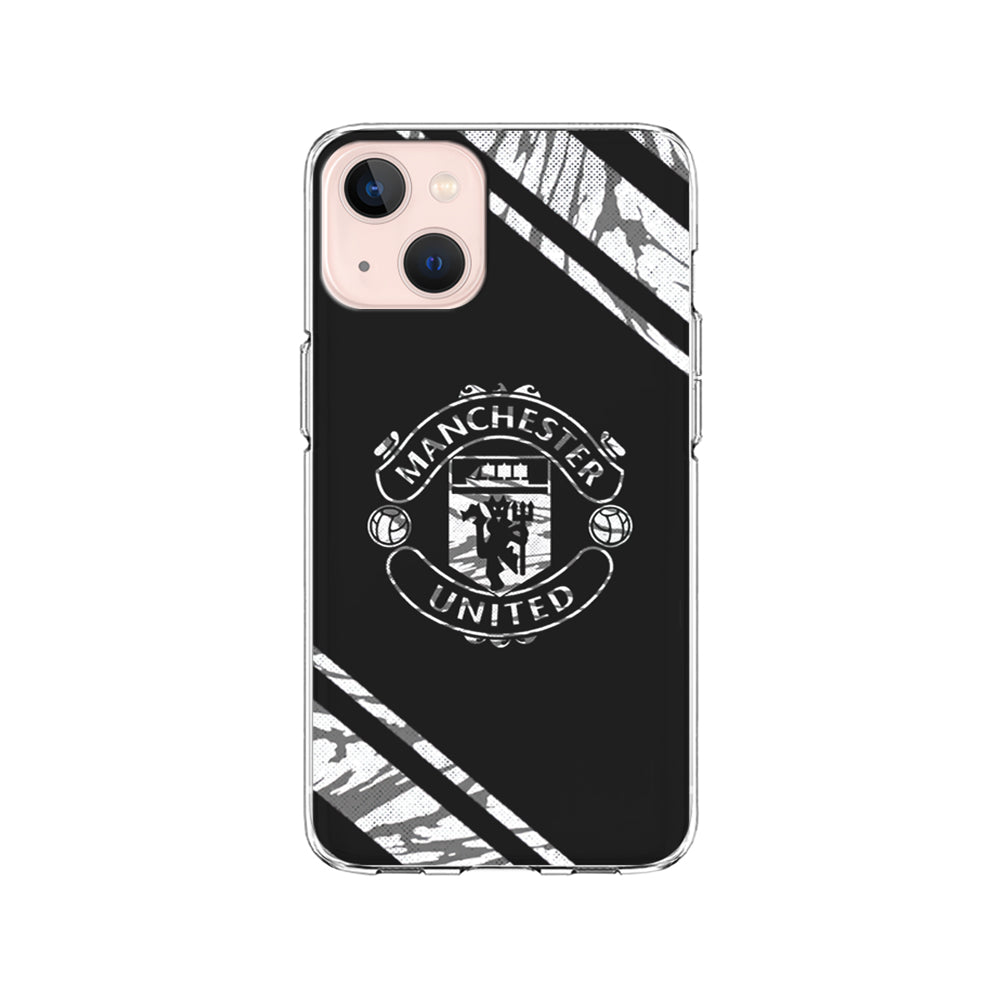 Manchester United Black Emblem iPhone 15 Plus Case