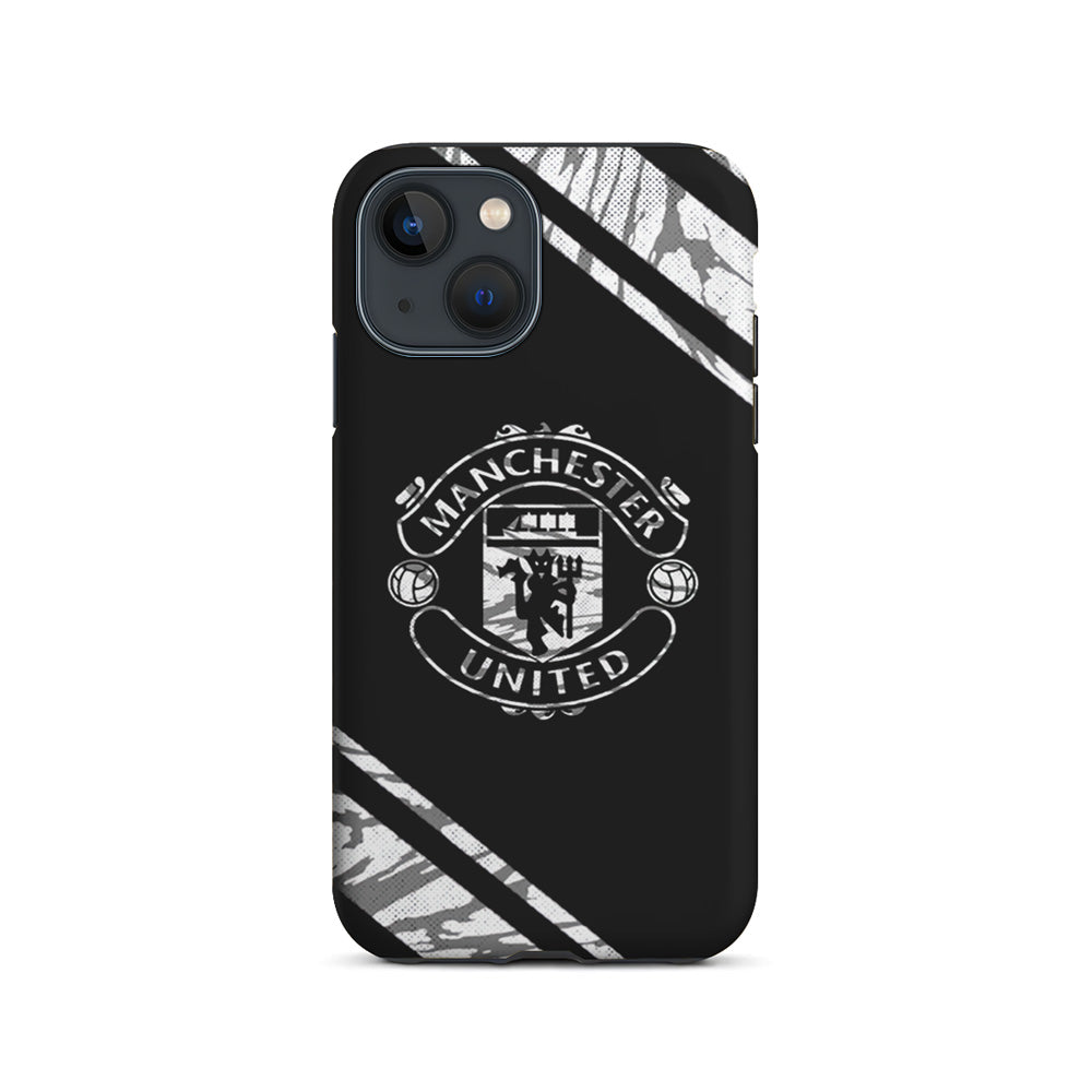 Manchester United Black Emblem iPhone 15 Plus Case