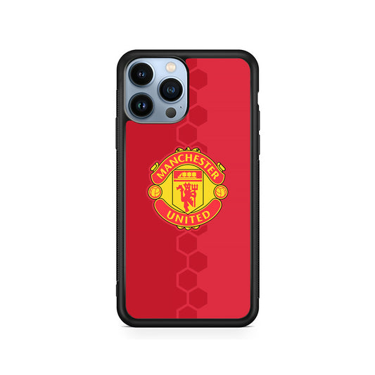 Manchester United Red Emblem iPhone 15 Pro Case