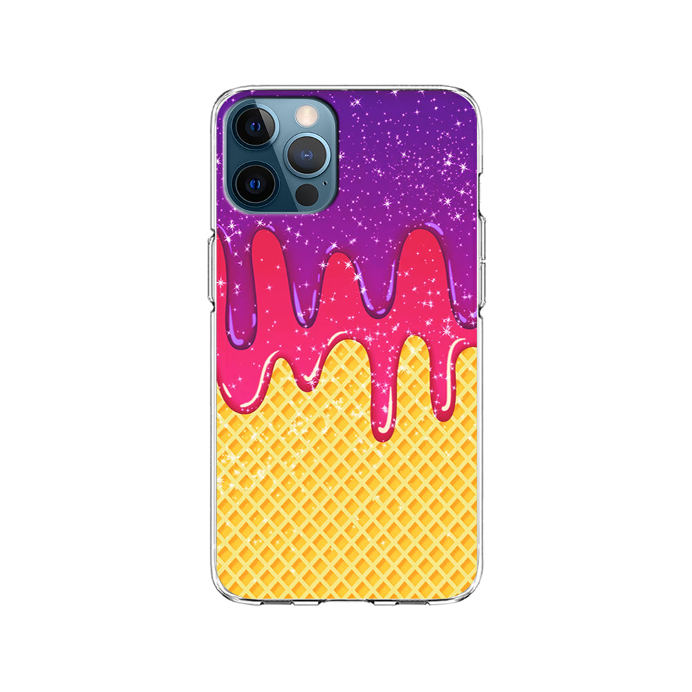 Melted Ice Cream and A Waffle iPhone 15 Pro Case