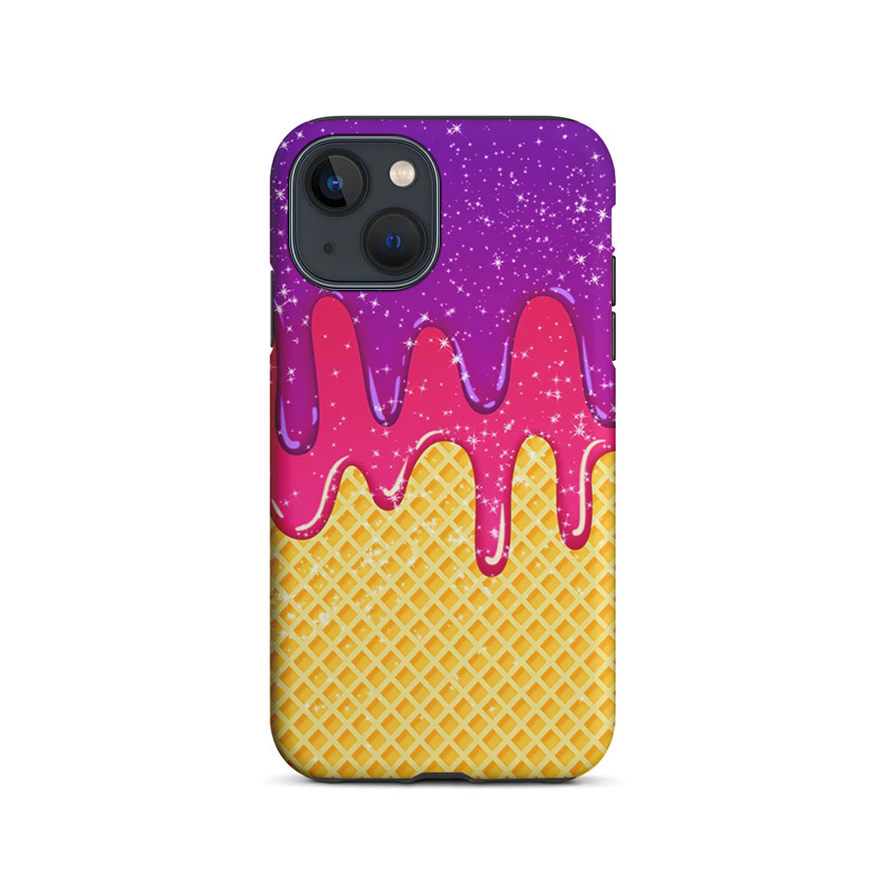 Melted Ice Cream and A Waffle iPhone 15 Plus Case