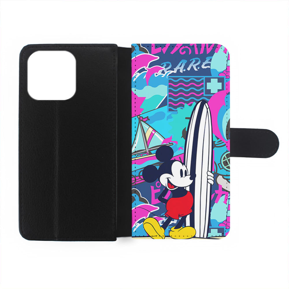 Mickey Mouse Surf Board iPhone 15 Plus Case