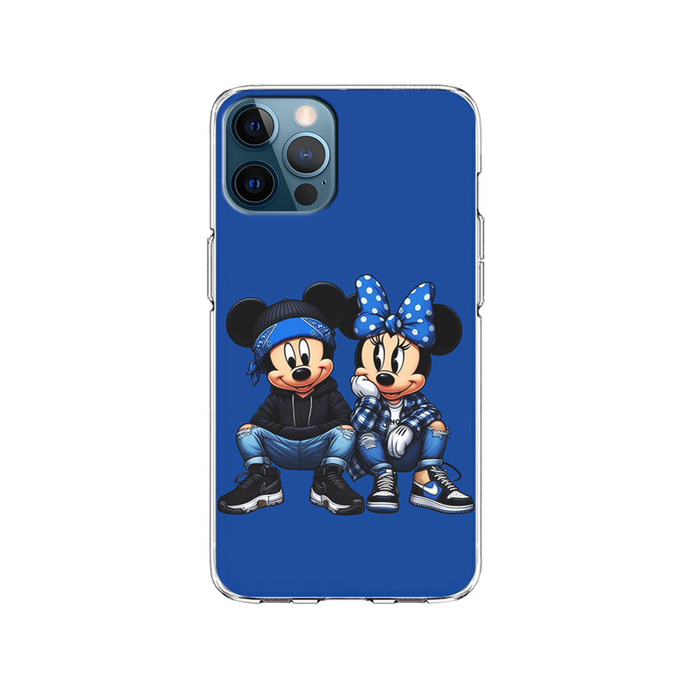 Mickey and Minnie Style iPhone 15 Pro Case