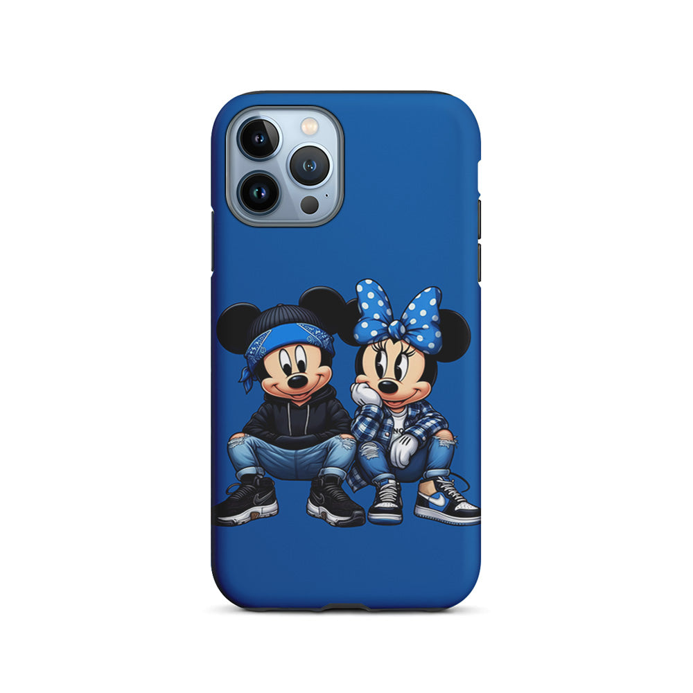 Mickey and Minnie Style iPhone 15 Pro Case