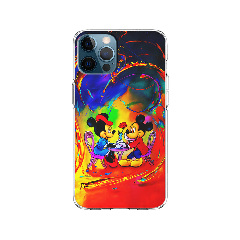 Mickey and Minnie Valentines Day iPhone 15 Pro Case