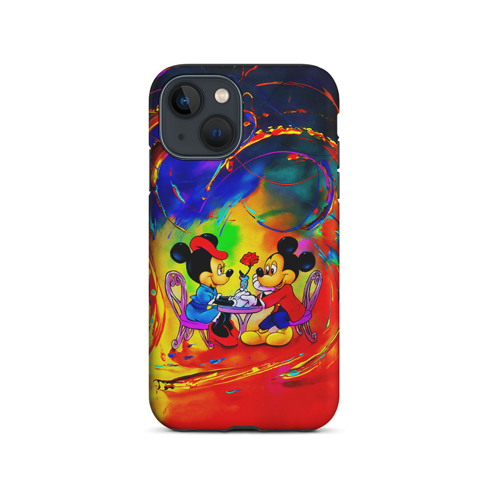 Mickey and Minnie Valentines Day iPhone 15 Plus Case