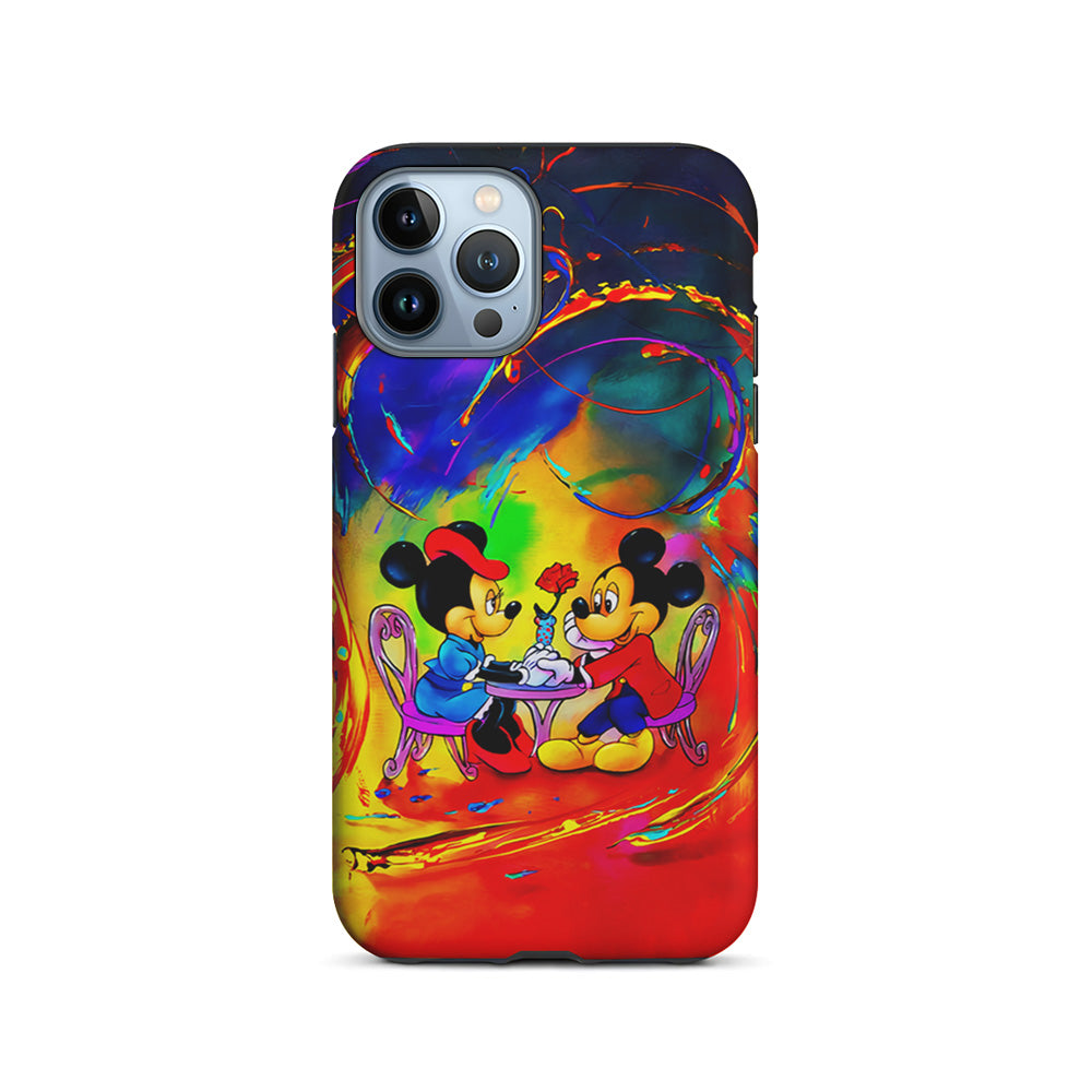 Mickey and Minnie Valentines Day iPhone 15 Pro Case