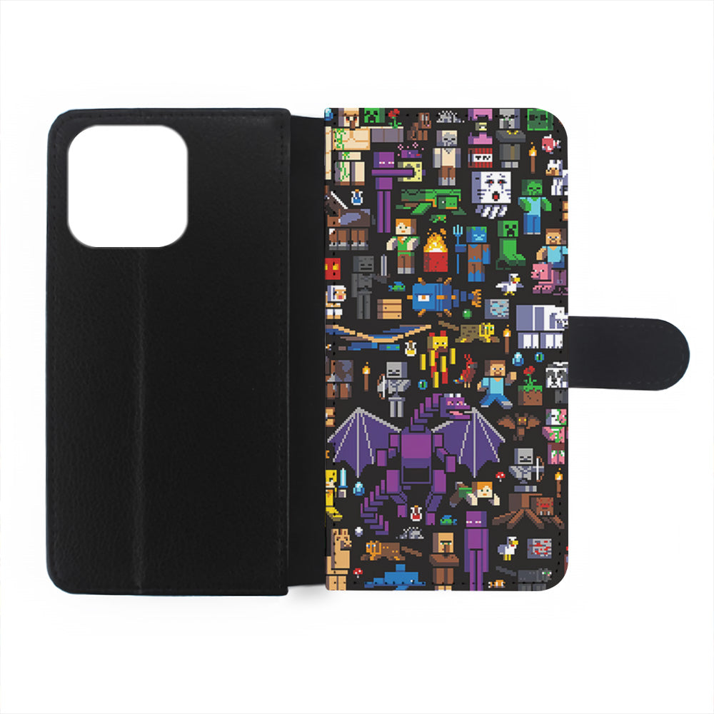 Minicraft All Characters iPhone 15 Plus Case