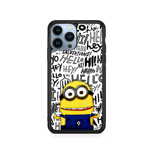 Minions Hail Word iPhone 15 Pro Case