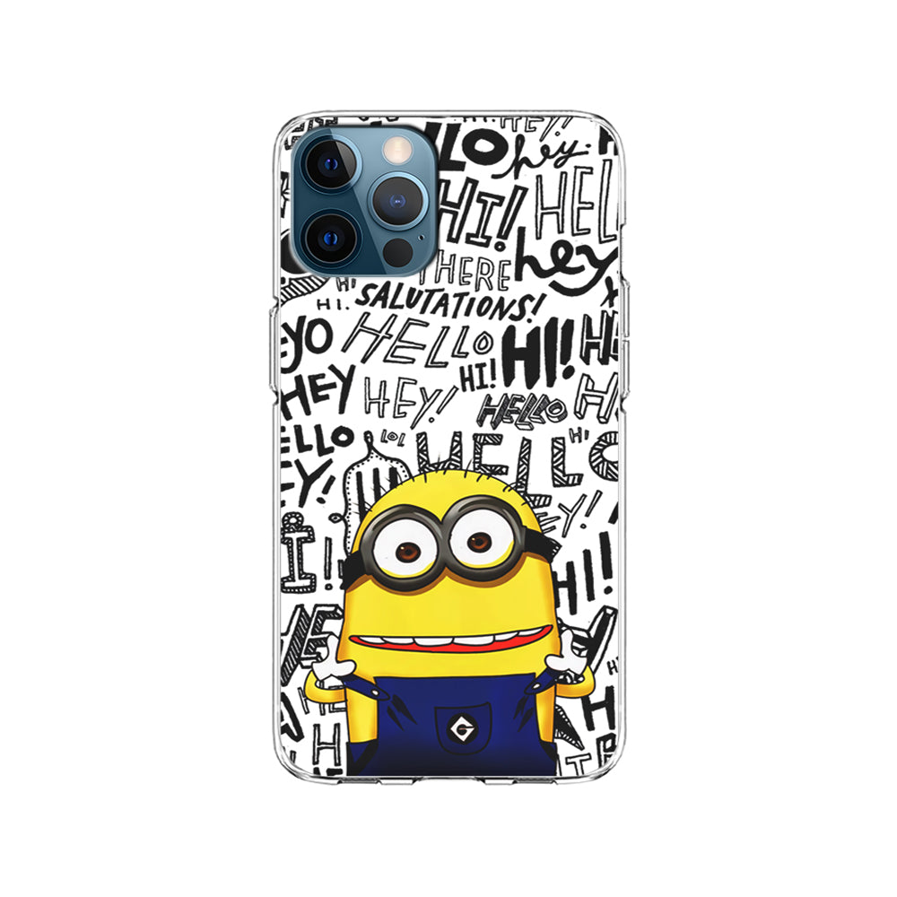 Minions Hail Word iPhone 15 Pro Case