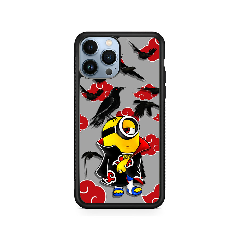 Minions Itachi Mode On iPhone 15 Pro Case