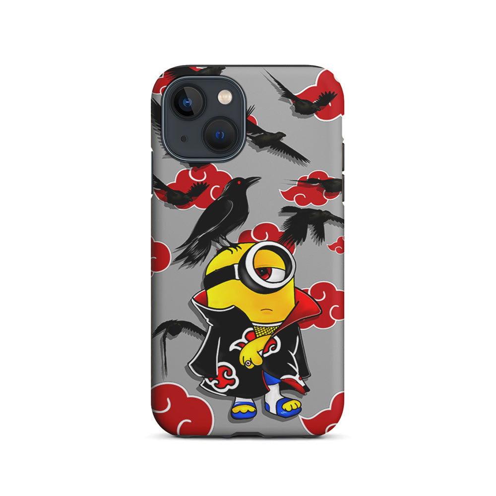 Minions Itachi Mode On iPhone 15 Plus Case