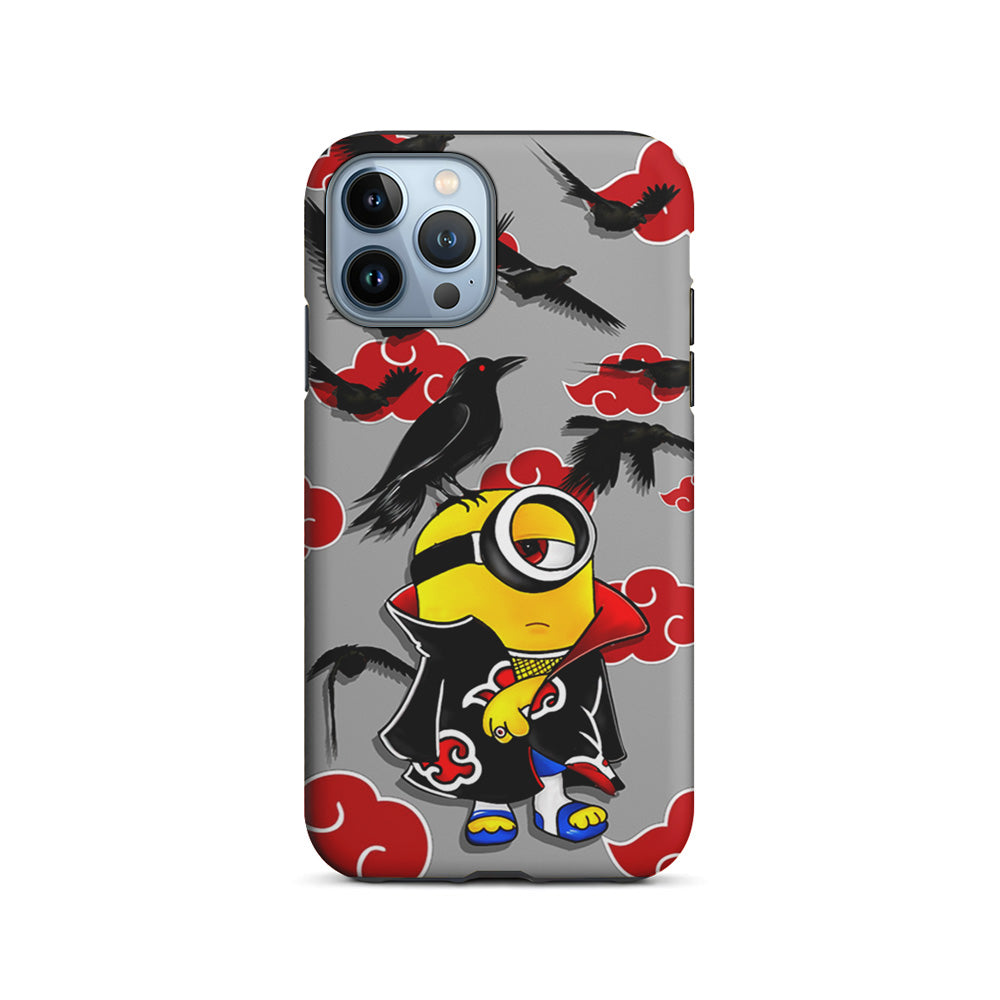 Minions Itachi Mode On iPhone 15 Pro Case