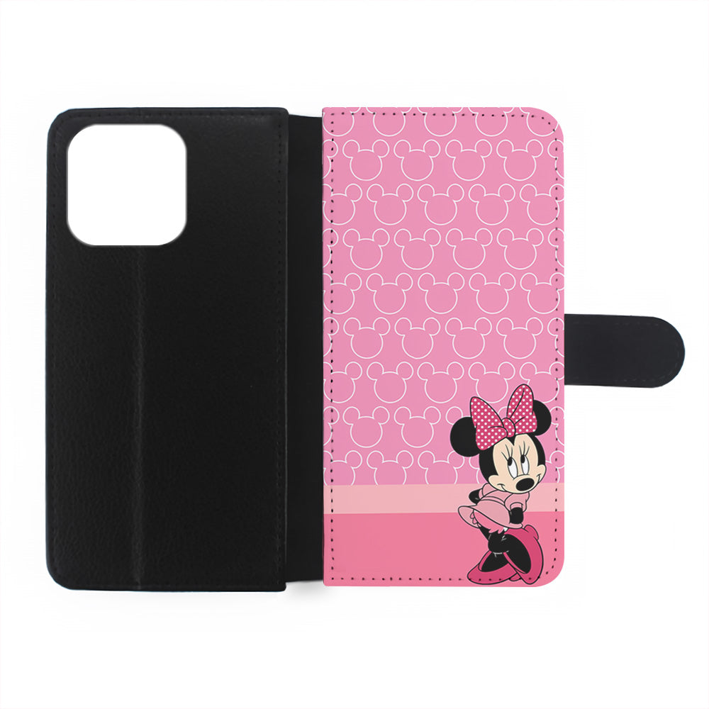 Minnie Mouse Pink Background iPhone 15 Pro Case