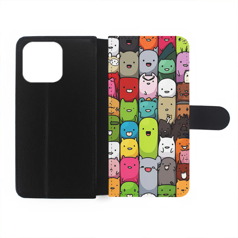 Monster Cute Cartoon Doodle iPhone 15 Plus Case