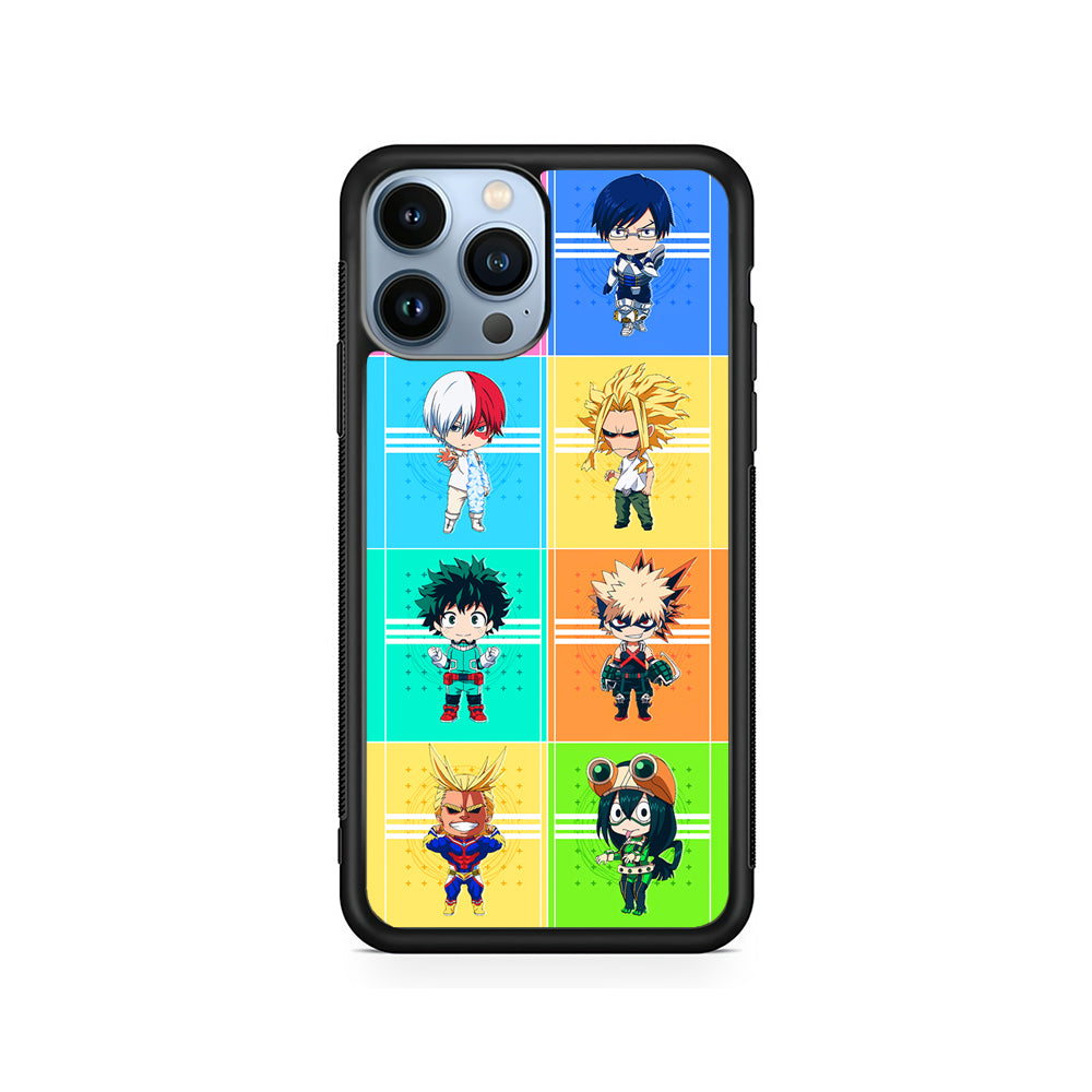 My Hero Academia Characters Chibi iPhone 15 Pro Case