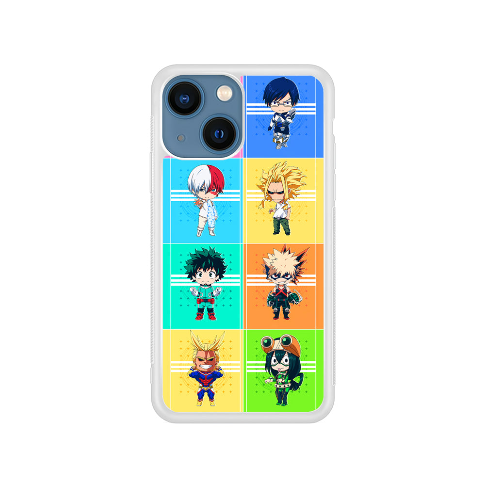 My Hero Academia Characters Chibi iPhone 15 Plus Case